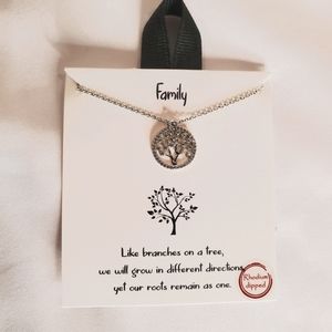 ** NEW ITEM** Family Tree Charm necklace